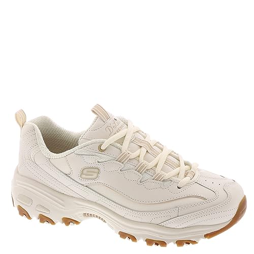 Skechers Women's D Lites Good Neutral Off White Low Top Sneaker Shoes 39.5 EU von Skechers