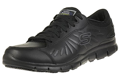 Skechers Women's Eldred Safety Shoes, Black (Blk), 2 UK 35 EU von Skechers