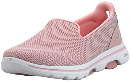 Skechers Women's GO Walk 5-15901 Sneaker, Light Pink, 7.5 M US von Skechers