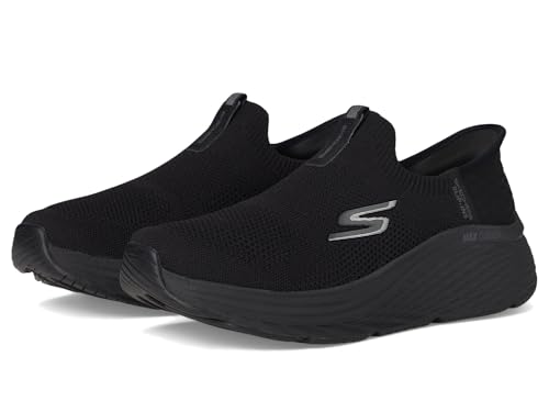 Skechers Women's Max Cushioning Elite 2.0 Hands-Free Slip-ins – Air-Cooled Memory Foam, Heel Pillow Sneaker, Schwarz, 36.5 EU von Skechers