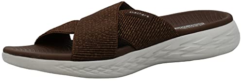 Skechers Women's On The Go 600 - Glistening Slide Sandal Bronze 10 von Skechers