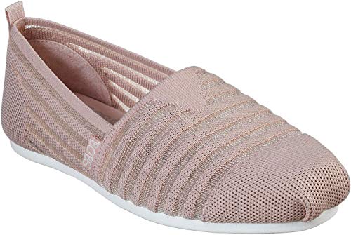 Skechers - Womens BOBS Plush - Golden Hour Shoes, Size: 9 W US, Color: Blush Pink von Skechers