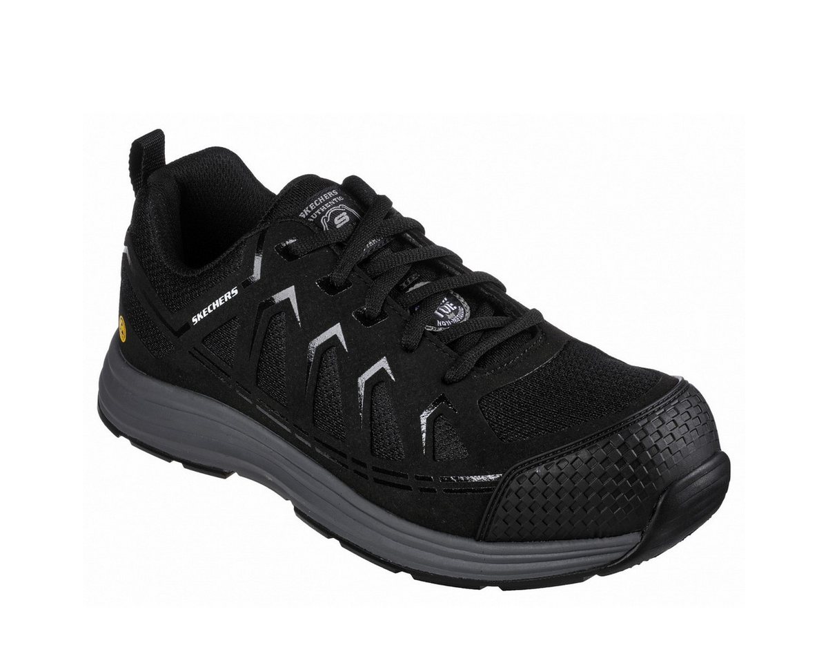 Skechers Works mit Stahlkappe Schnürschuh von Skechers