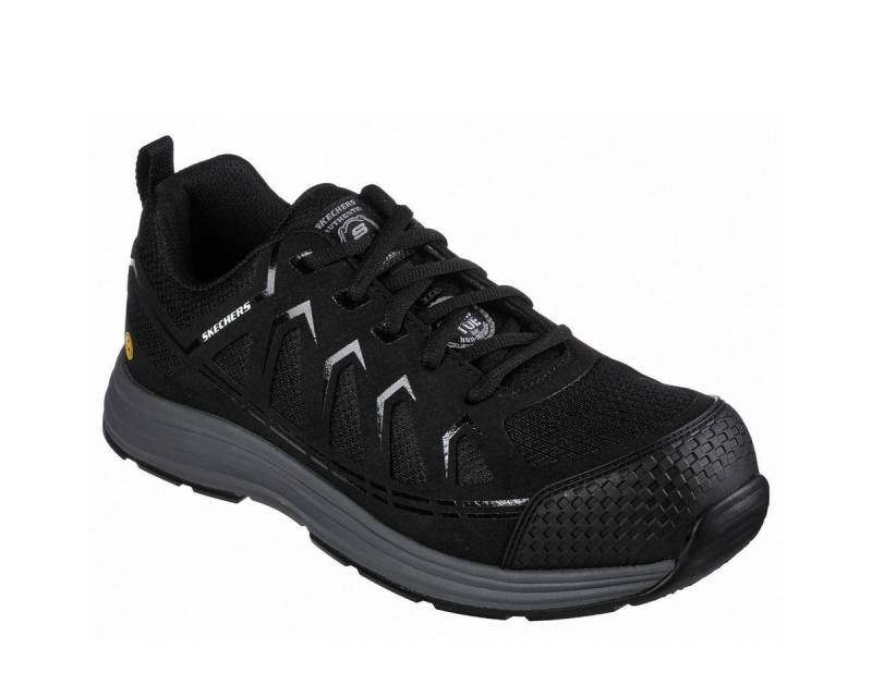 Skechers Works mit Stahlkappe Schnürschuh von Skechers