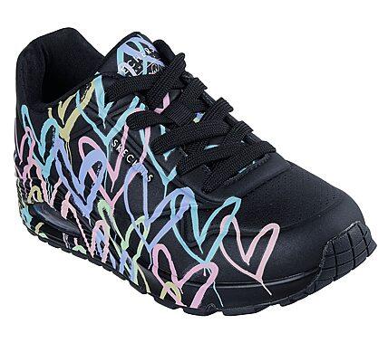 UNO - SPREAD THE LOVE Schwarz - Gr. - 38 von Skechers