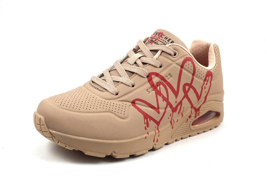 female Freizeit Schnürer beige 36 von Skechers