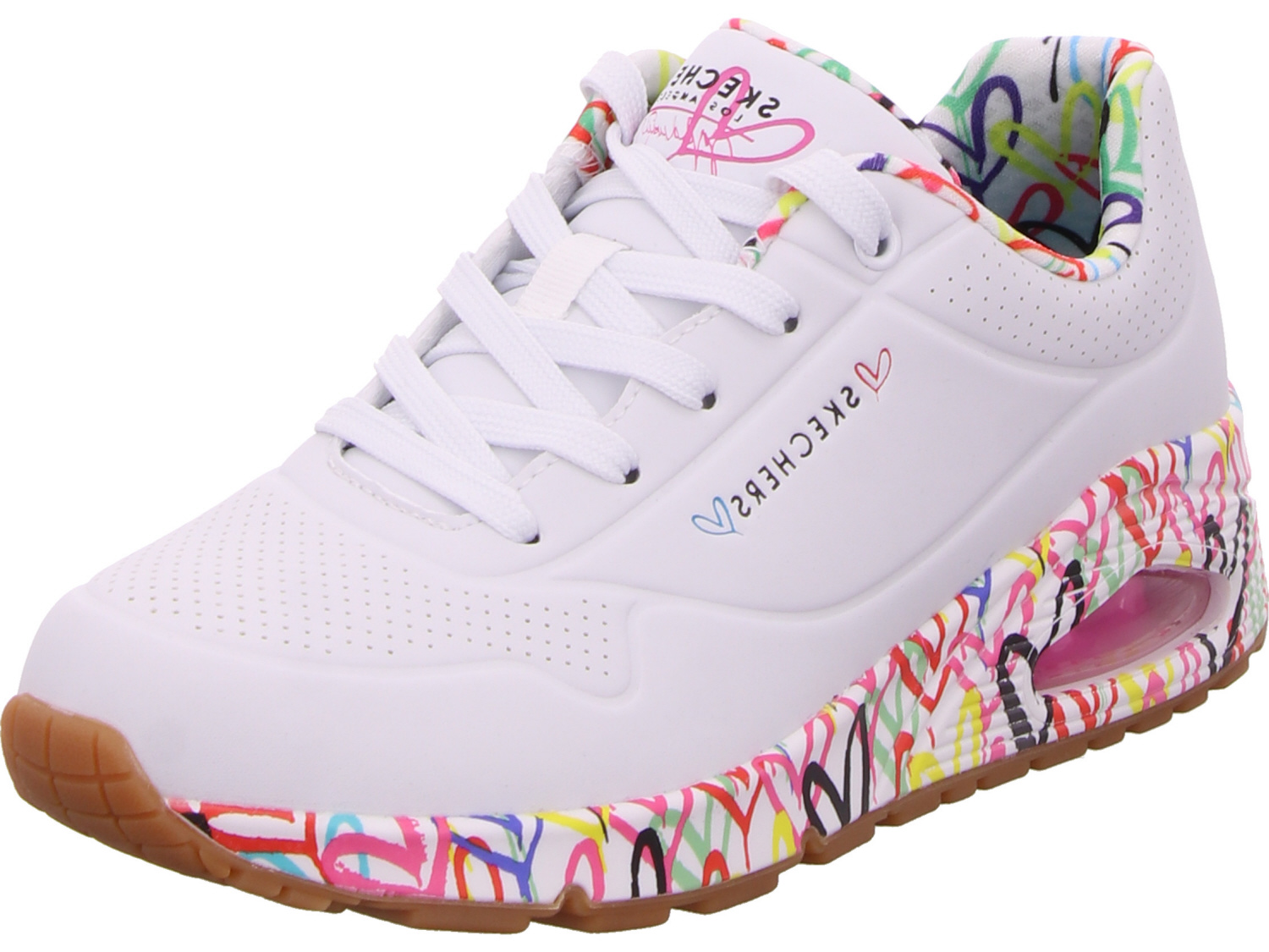 female Freizeit Schnürer weiss 38 von Skechers