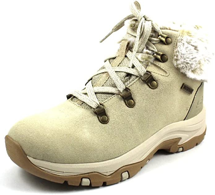 female Stiefeletten beige 37 von Skechers