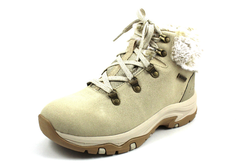 female Stiefeletten beige Schnürboots Waterproof 38 von Skechers