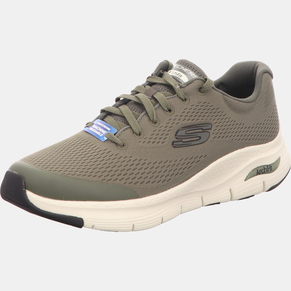 male Freizeit Schnürer grün Skechers Arch Fit 43 von Skechers