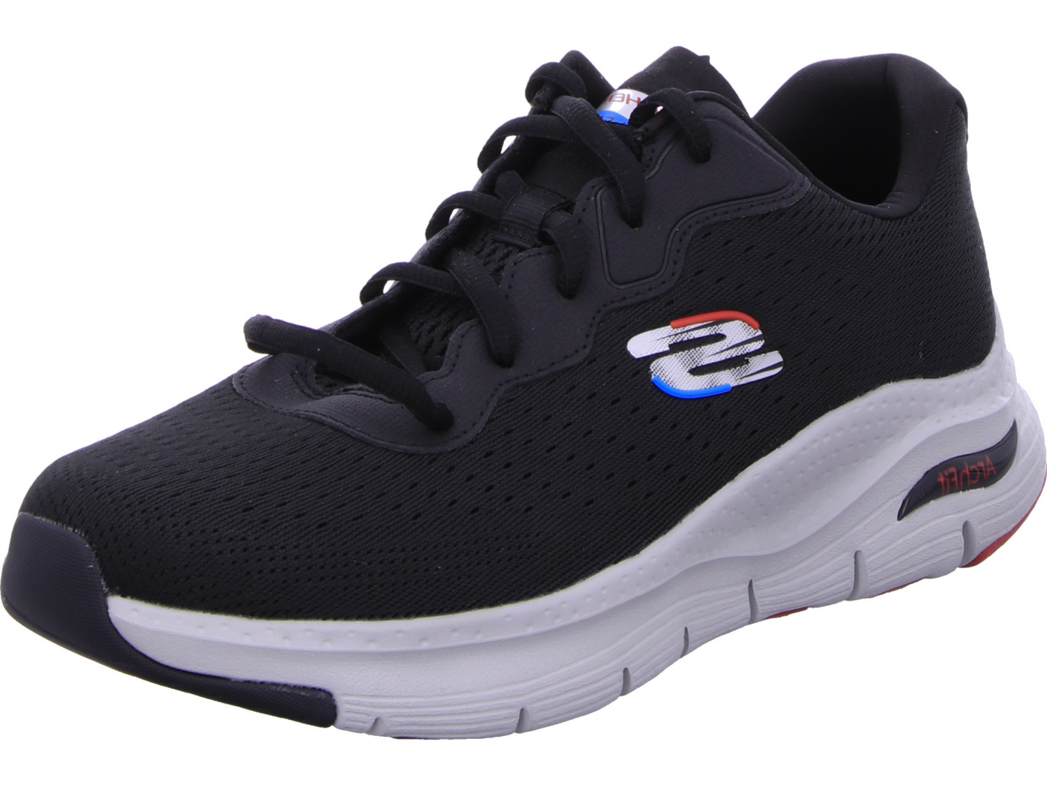 male Freizeit Schnürer schwarz 40 von Skechers