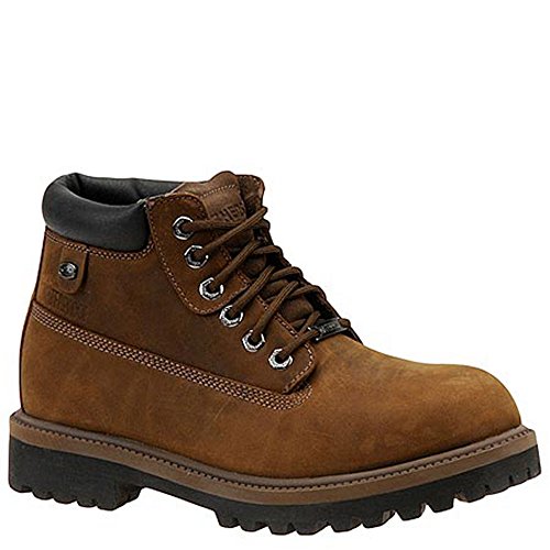 Skechers Sergeants Verdict Herren Stiefel, Dark Brown Waterproof Crazyhorse Leather, 46 EU von Skechers