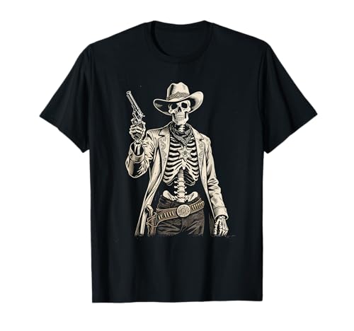 Cowboy Skelett Western Halloween Ästhetik Männer Frauen Jungen T-Shirt Cowboy Skelett Western Halloween Ästhetik Männer Frauen Jungen T-Shirt von Skeleton Cowboy Western Gothic Aesthetic Outfit