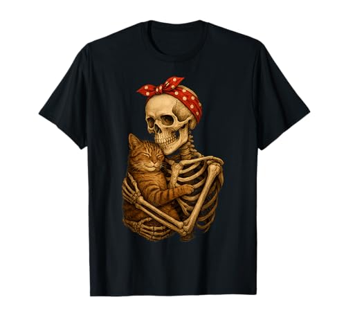 Skelett umarmende Katze Halloween Katze Mama Katzenliebhaber Halloween T-Shirt Skelett umarmende Katze Halloween Katze Mama Katzenliebhaber Halloween T-Shirt von Skeleton Hugging Cat Halloween Tshirtoftheyear