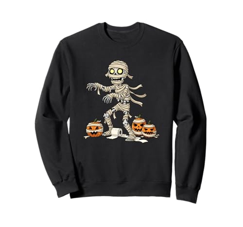 Lustiges Skelett Mama Kürbis Halloween Kinder Herren Damen Sweatshirt von Skeleton Lovers Cute Halloween Outfits Boy Girl