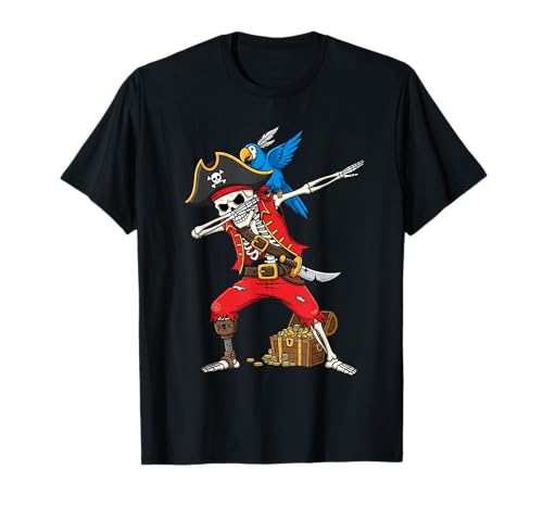 Dabbing Skelett Pirat Halloween Kinder Pirat Jungen Kostüm T-Shirt Dabbing Skelett Pirat Halloween Kinder Pirat Jungen Kostüm T-Shirt von Skeleton Pirate Dabbing Halloween Kids Toddler