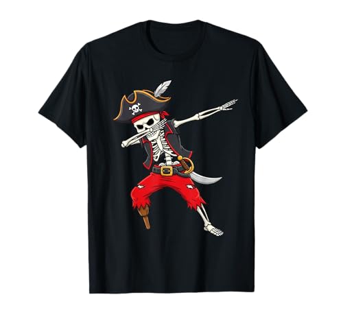 Dabbing Skelett Pirat Halloween Kinder Pirat Jungen Kostüm T-Shirt Dabbing Skelett Pirat Halloween Kinder Pirat Jungen Kostüm T-Shirt von Skeleton Pirate Dabbing Halloween Kids Toddler