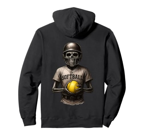 Gruseliges Skelett Softball Skelette Spieler Halloween Frauen Pullover Hoodie Gruseliges Skelett Softball Skelette Spieler Halloween Frauen Pullover Hoodie von Skeleton Softball Halloween Scary Sports