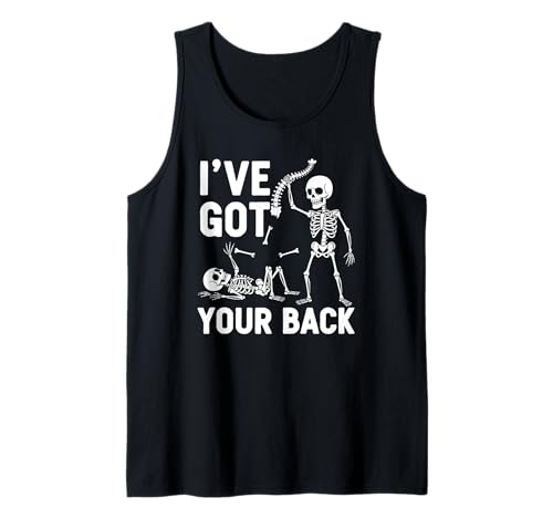 Halloween Skelette Ive Got Your Back Kostüm Herren Damen Kinder Tank Top von Skeleton Themed Halloween Outfits Men Women Kids