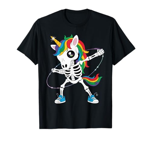 Lustiges Skelett Einhorn Liebhaber Gruseliges Halloween Kostüm Mädchen T-Shirt Lustiges Skelett Einhorn Liebhaber Gruseliges Halloween Kostüm Mädchen T-Shirt von Skeleton Unicorn Halloween Co.