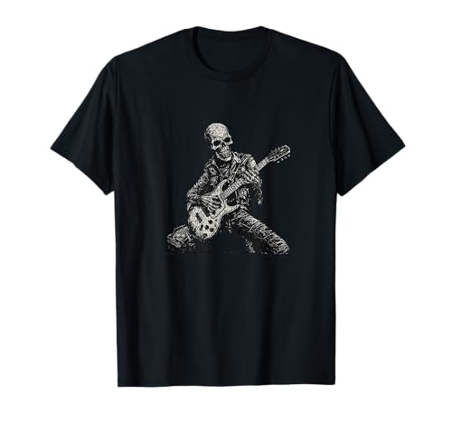 Skelett spielt Gitarre - Rock'n'Roll Grafik T-Shirt für Jungen - Schwarz, S Skelett spielt Gitarre - Rock'n'Roll Grafik T-Shirt für Jungen - Schwarz, S von Skelett spielt Gitarre - Rock'n'Roll Grafik