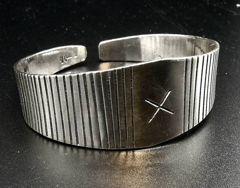 Wikinger Armreif Silber, Personalisierbar von SkelmirsWerkstatt