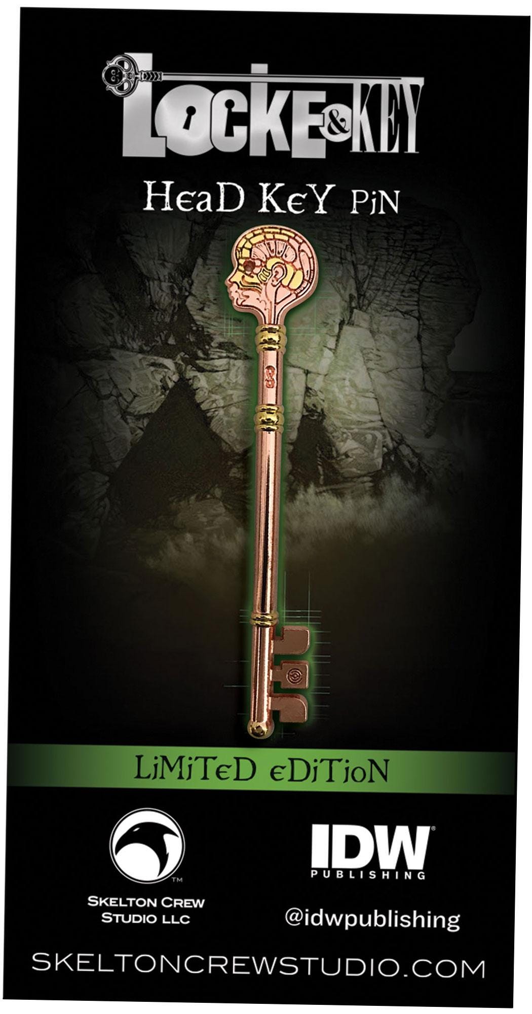 Locke & Key Limited Edition Kopf Schlüsselstift Locke & Key Limited Edition Kopf Schlüsselstift von SkeltonCrewStudioLLC