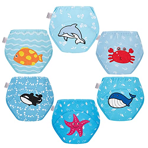 Skhls Baby Trainingshosen Töpfchen Unterwäsche Toilettentraining Höschen für Kinder 6er Pack 2 Jahre von Skhls