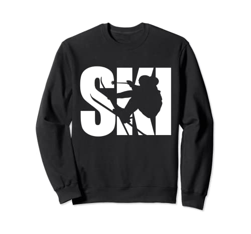 Ski, Skifahrer, Herren, Damen, Kinder, Jungen, Mädchen, Wintersport Sweatshirt Ski, Skifahrer, Herren, Damen, Kinder, Jungen, Mädchen, Wintersport Sweatshirt von Ski Gifts by Art Like Wow