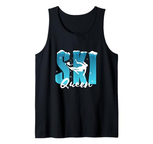 Ski Queen Skifahren Mädchen Tank Top von Ski Queen Art Ideas