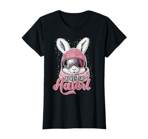 Apres Ski Haserl Skihaserl Skifahrerin Party Crew Damen T-Shirt von Ski Wintersport Apres Ski Skihasen Bekleidung