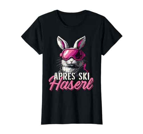Apres Ski Haserl Skihaserl Skifahrerin Party Crew Damen T-Shirt von Ski Wintersport Apres Ski Skihasen Bekleidung