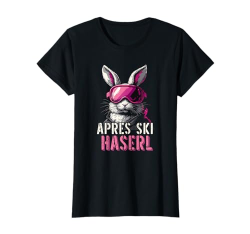 Apres Ski Haserl Skihaserl Skifahrerin Party Crew Damen T-Shirt von Ski Wintersport Apres Ski Skihasen Bekleidung