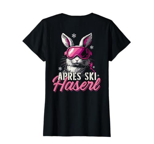 Apres Ski Haserl Skihaserl Skifahrerin Party Crew Damen T-Shirt von Ski Wintersport Apres Ski Skihasen Bekleidung