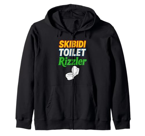Skibidi Toiletten-Rizzler Meme Kids Teens Gamers Kapuzenjacke Skibidi Toiletten-Rizzler Meme Kids Teens Gamers Kapuzenjacke von Skibidi Toilet Giga Core Collective