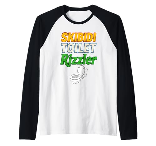 Skibidi Toiletten-Rizzler Meme Kids Teens Gamers Raglan von Skibidi Toilet Giga Core Collective