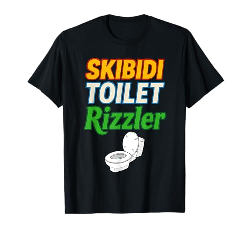 Skibidi Toiletten-Rizzler Meme Kids Teens Gamers T-Shirt Skibidi Toiletten-Rizzler Meme Kids Teens Gamers T-Shirt von Skibidi Toilet Giga Core Collective
