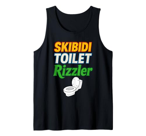 Skibidi Toiletten-Rizzler Meme Kids Teens Gamers Tank Top Skibidi Toiletten-Rizzler Meme Kids Teens Gamers Tank Top von Skibidi Toilet Giga Core Collective