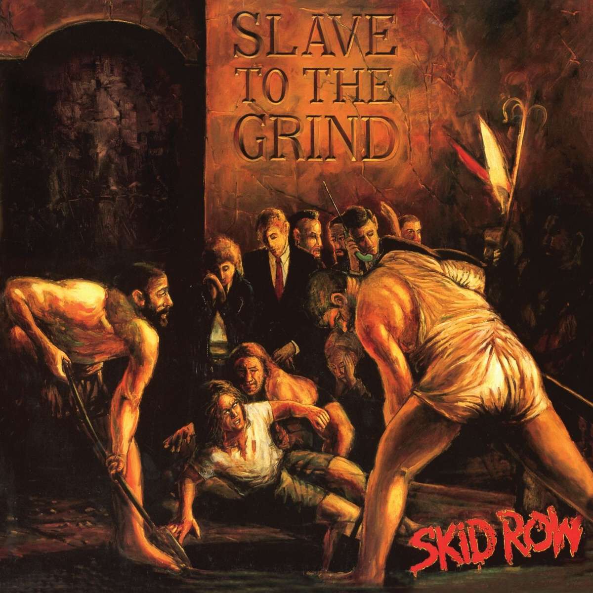 Skid Row Slave to the grind LP multicolor von Skid Row