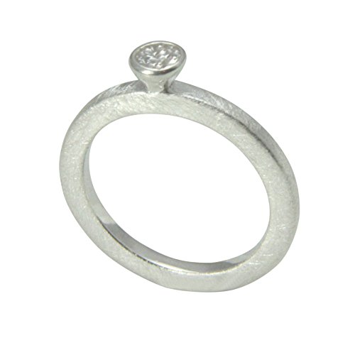 2 mm Silber Ring Goldschmiedearbeit aus Deutschland (Sterling Silber 925) Vorsteckring - Damenring - Verlobungsring - Beisteckring von Skielka Designschmuck