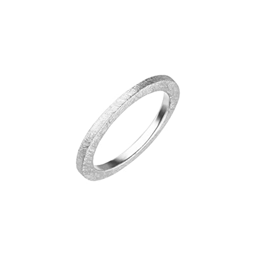 Silberring Goldschmiedearbeit aus Deutschland (Sterling Silber 925) Vorsteckring - Damenring - Herrenring - Partnerring - Bandring - Beisteckring von Skielka Designschmuck