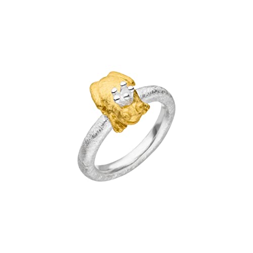 Silber Ring König Frosch Goldschmiedearbeit aus Deutschland (Sterling Silber 925) extravaganter ausgefallener Damenring von Skielka Designschmuck