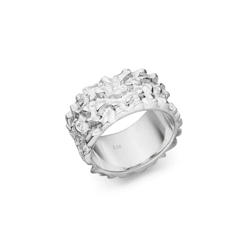 Silber Ring Nugget 12 mm (Sterling Silber 925) von Skielka Designschmuck