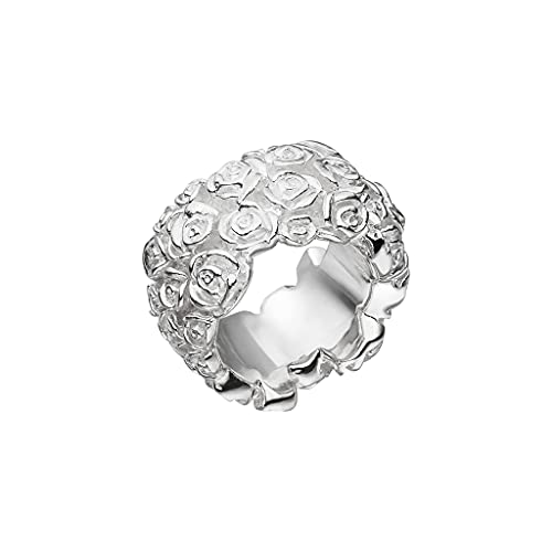 Silber Ring "Roses" 17 mm (Sterling Silber 925) RingSize 60 (19.1) von Skielka Designschmuck