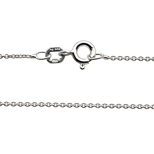 Skielka Designschmuck 1,1 mm Ankerkette Goldschmiedequalität aus Deutschland (Sterlingsilber 925) massive Silber Damen Herren Kette Collier von Skielka Designschmuck