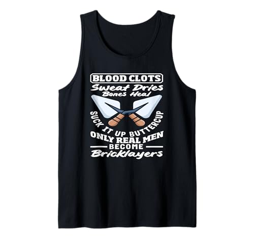 Maurer Schweiß trocknet Knochen heilen echte Männer Tank Top Maurer Schweiß trocknet Knochen heilen echte Männer Tank Top von Skilled Masonry Bricklaying Professionals Gifts