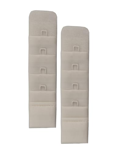 Skin Wrap Accessories BH Verlängerung 2er-Set BH Verschluss Erweiterung Bra Extender BH Verschluss Verlängerung 1er, 2er oder 3er Haken in Schwarz Weiß Haut von Skin Wrap