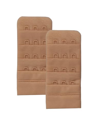 Skin Wrap Accessories BH Verlängerung 2er-Set BH Verschluss Erweiterung Bra Extender BH Verschluss Verlängerung 1er, 2er oder 3er Haken in Schwarz Weiß Haut von Skin Wrap