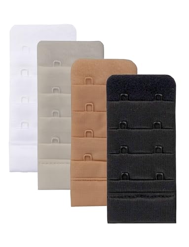 Skin Wrap Accessories BH Verlängerung 2er-Set BH Verschluss Erweiterung Bra Extender BH Verschluss Verlängerung 1er, 2er oder 3er Haken in Schwarz Weiß Haut Skin Wrap Accessories BH Verlängerung 2er-Set BH Verschluss Erweiterung Bra Extender BH Verschluss Verlängerung 1er, 2er oder 3er Haken in Schwarz Weiß Haut von Skin Wrap
