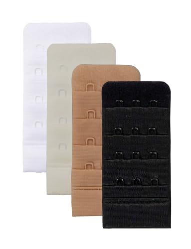 Skin Wrap Accessories BH Verlängerung 2er-Set BH Verschluss Erweiterung Bra Extender BH Verschluss Verlängerung 1er, 2er oder 3er Haken in Schwarz Weiß Haut Skin Wrap Accessories BH Verlängerung 2er-Set BH Verschluss Erweiterung Bra Extender BH Verschluss Verlängerung 1er, 2er oder 3er Haken in Schwarz Weiß Haut von Skin Wrap